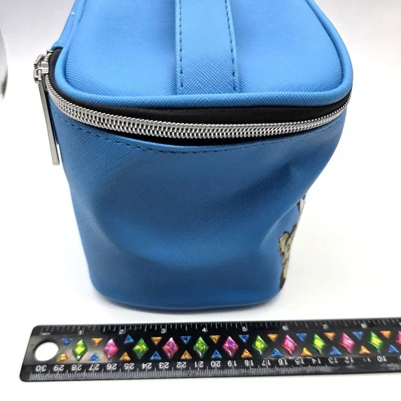 Marc Tatro Dog Print Cosmetic Bag and Wallet Set Cute Puppy Travel Case NWT